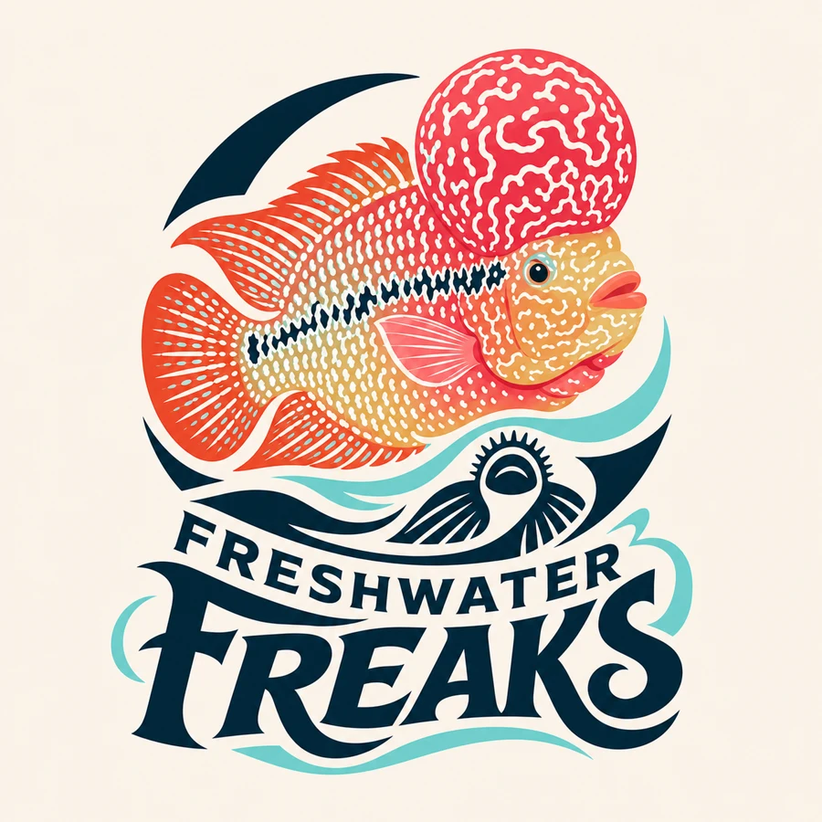 Freshwater Freaks Flowerhorn and pleco logo