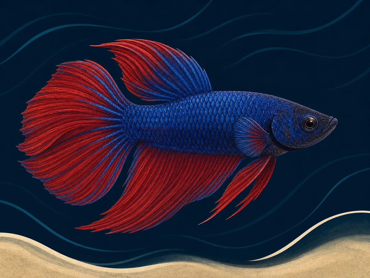 Stylized illustration of Betta