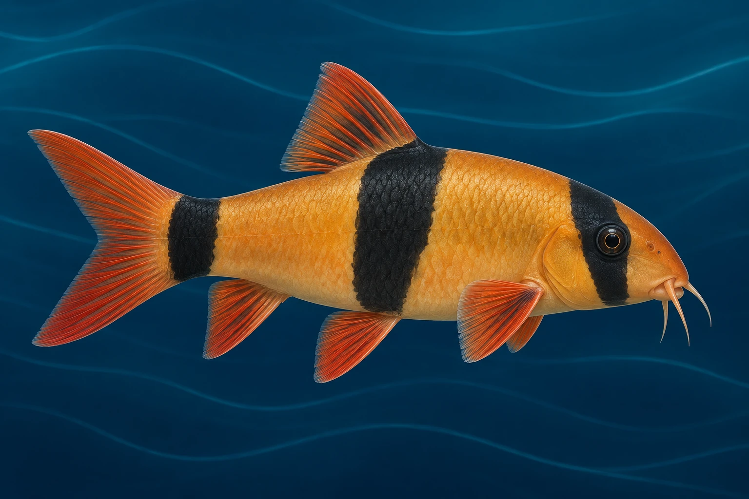 Illustration of Clown Loach