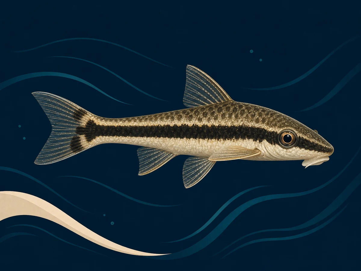 Stylized illustration of Otocinclus